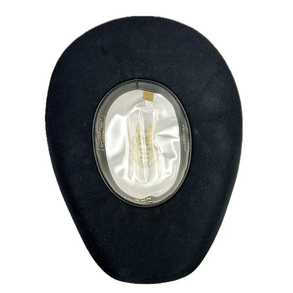 Rockmont Clothing Black Cattleman Western Cowboy Hat with Horse Hair Band - Rockmount Clothing - Flyclothing LLC