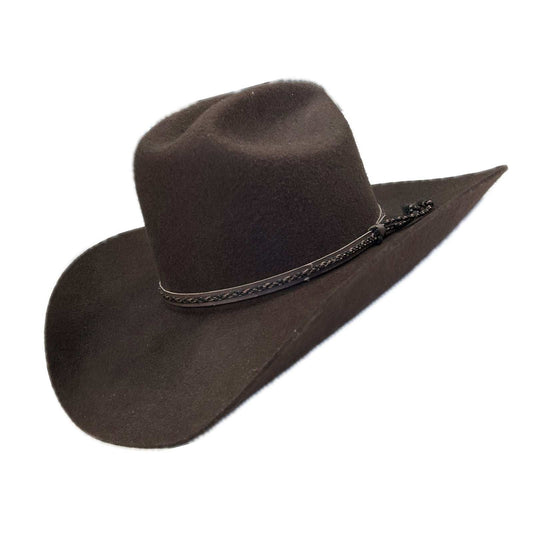 Rockmount Ranch Ware Cattleman Cowboy Brown Wool Western Cowboy Hat - Rockmount Clothing - Flyclothing LLC
