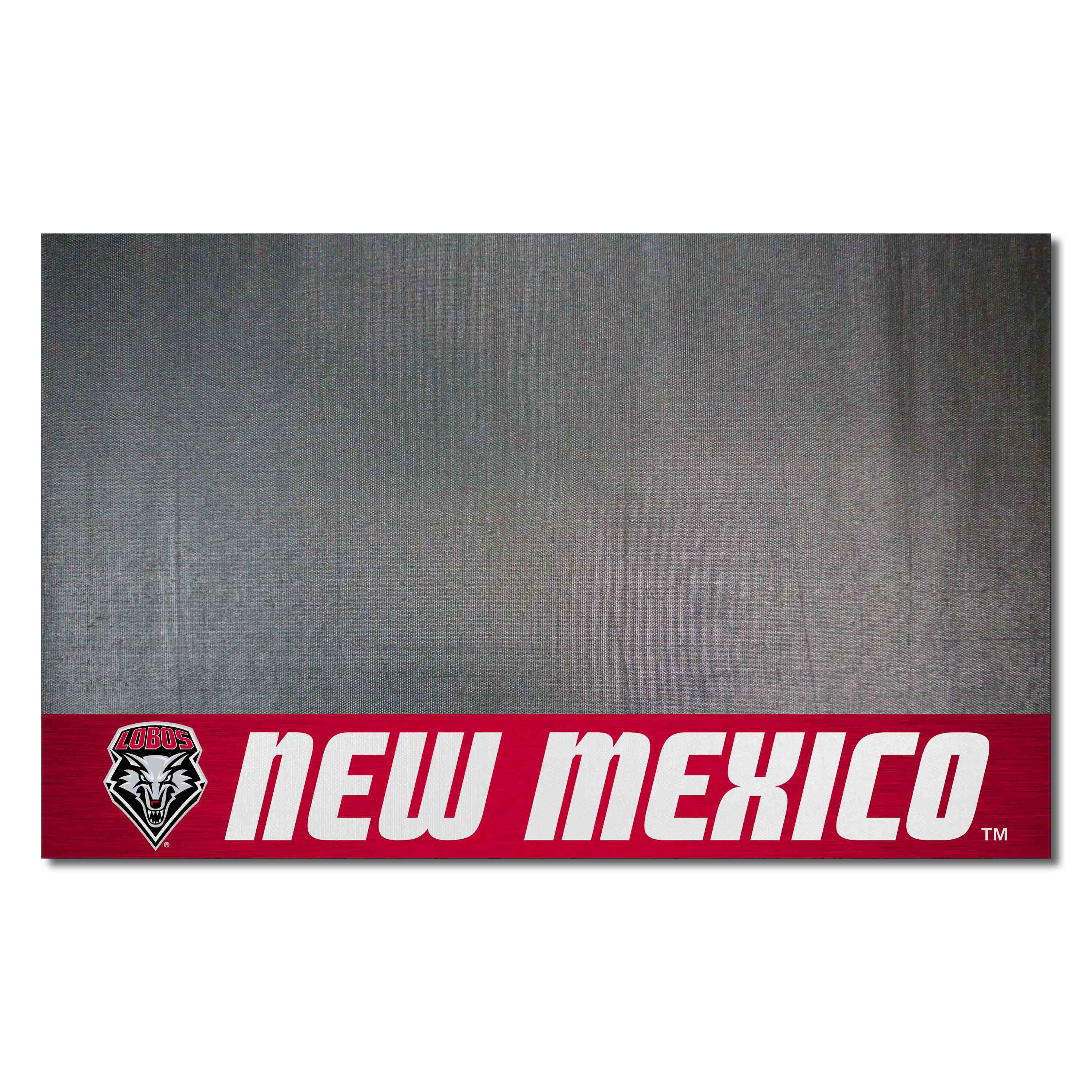 New Mexico Lobos Vinyl Grill Mat - 26in. x 42in. - New Mexico