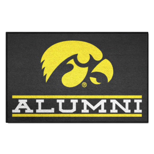 Iowa Hawkeyes Starter Mat Accent Rug - 19in. x 30in. Alumni Starter Mat - Iowa