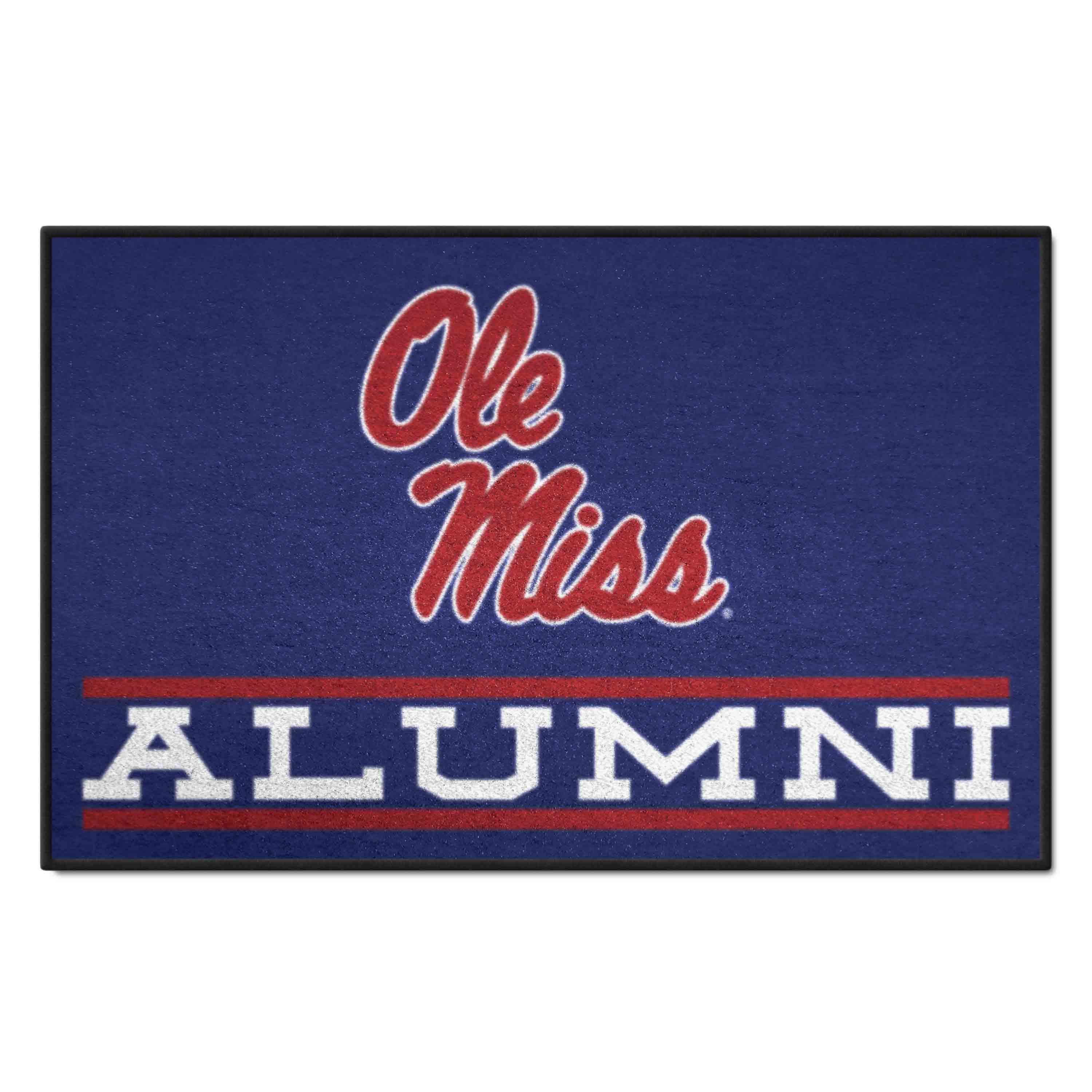 Ole Miss Rebels Starter Mat Accent Rug - 19in. x 30in. Alumni Starter Mat - Ole Miss