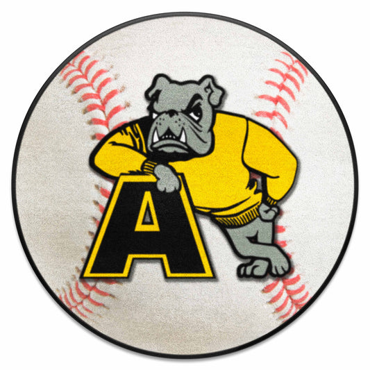 Adrian College Bulldogs Baseball Rug - 27in. Diameter - Adrian College