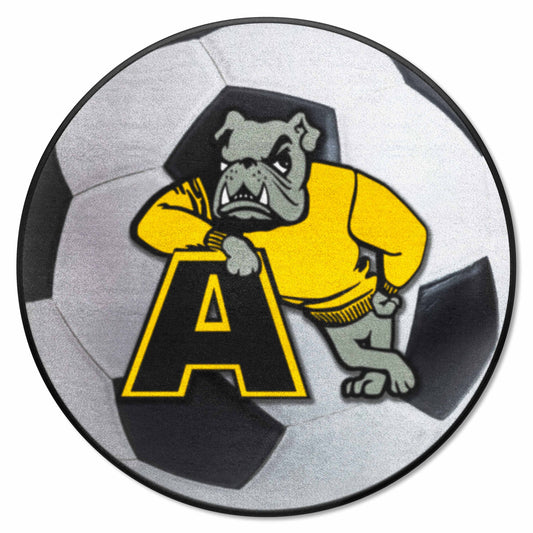Adrian College Bulldogs Soccer Ball Rug - 27in. Diameter - Adrian College