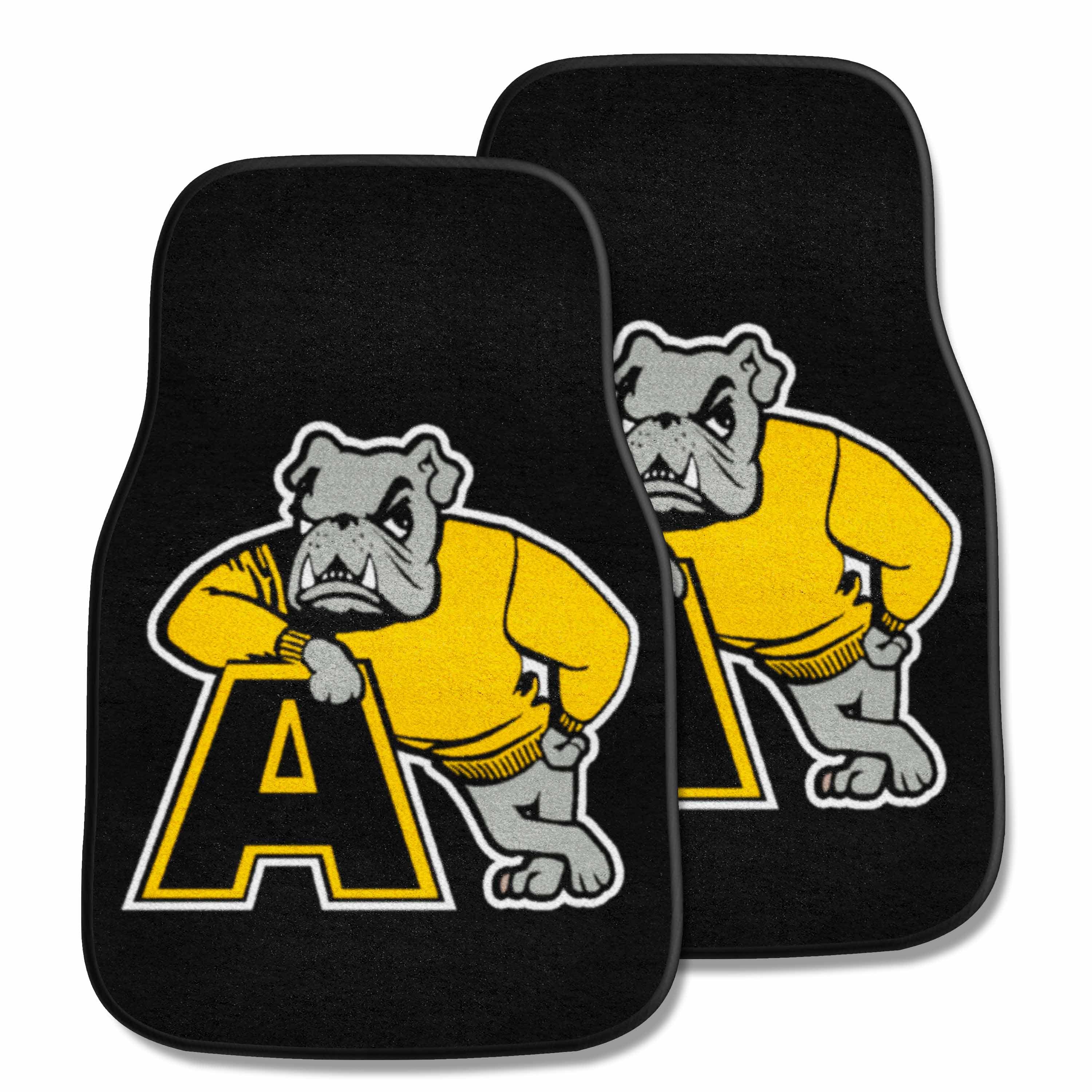 Adrian College Bulldogs Front Carpet Car Mat Set - 2 Pieces - Adrian College