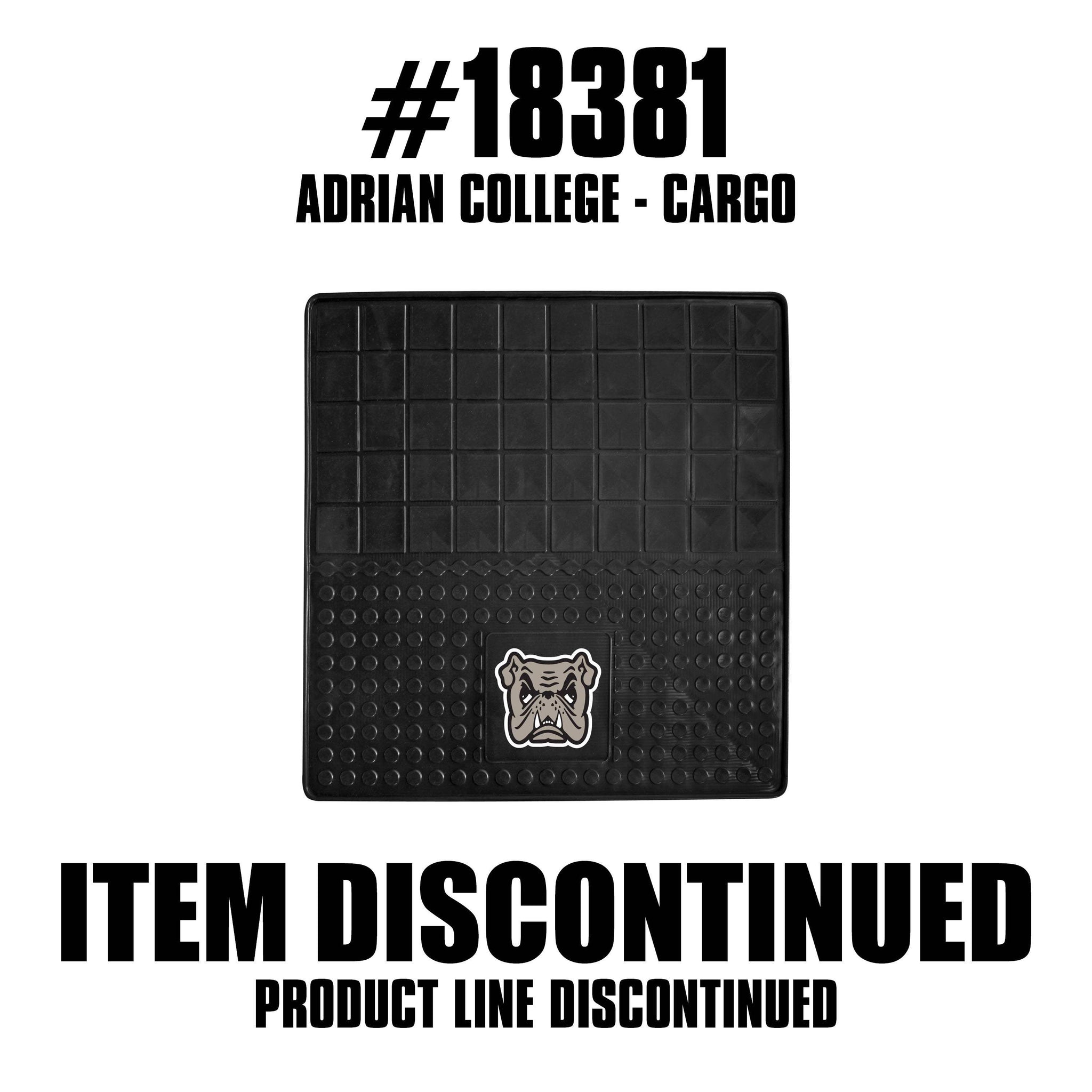 Adrian College Bulldogs Heavy Duty Cargo Mat 31"x31" - Adrian College - Flyclothing LLC