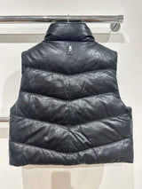 Ellen OS Leather Vest - Reversible - mauritiusleather - Flyclothing LLC