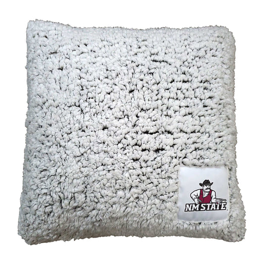 NM State Frosty Throw Pillow - Logo Brands - Flyclothing LLC
