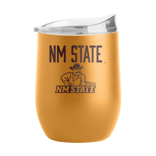 New Mexico State 16oz Huddle Powder Coat Curved Bev - Logo Brands - Flyclothing LLC