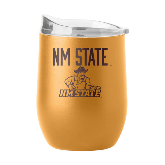 New Mexico State 16oz Huddle Powder Coat Curved Bev - Logo Brands - Flyclothing LLC