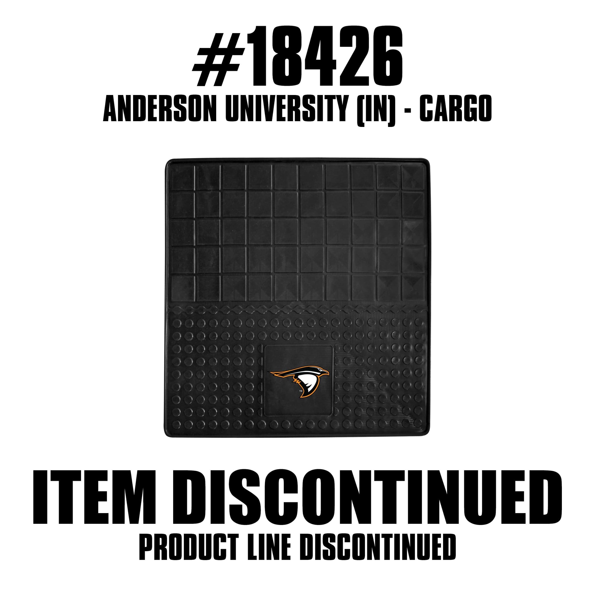 Anderson (IN) Ravens Heavy Duty Cargo Mat 31"x31" - Anderson (IN) - Flyclothing LLC