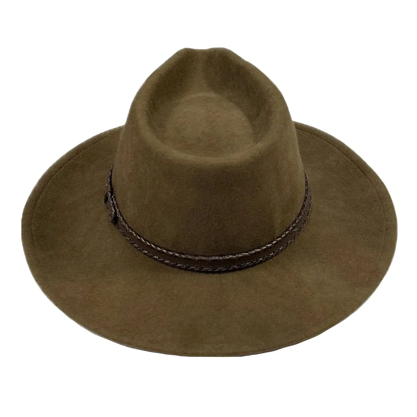 Crushable Brown Wool Felt Denver Sorrel Western Hat - Rockmount Ranch Wear - Flyclothing LLC