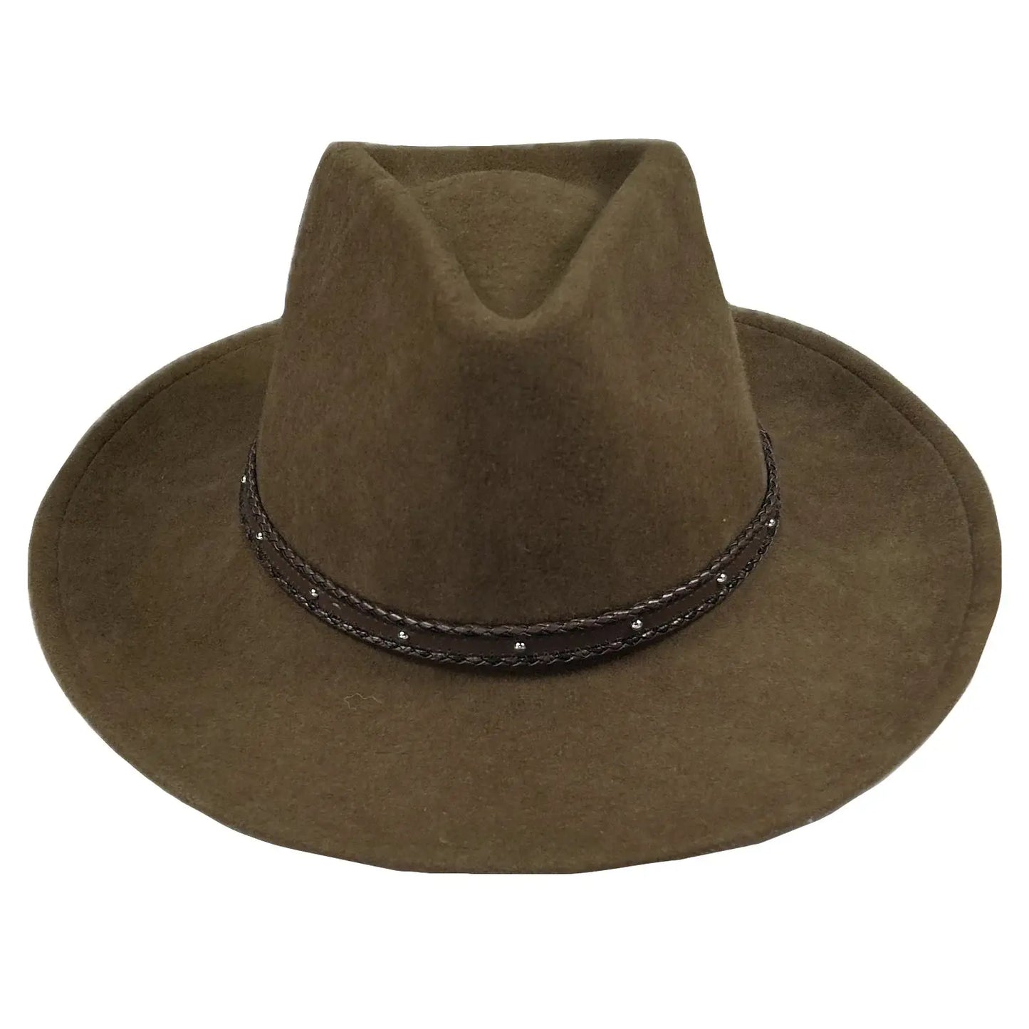 Crushable Brown Wool Felt Denver Sorrel Western Hat - Rockmount Ranch Wear - Flyclothing LLC
