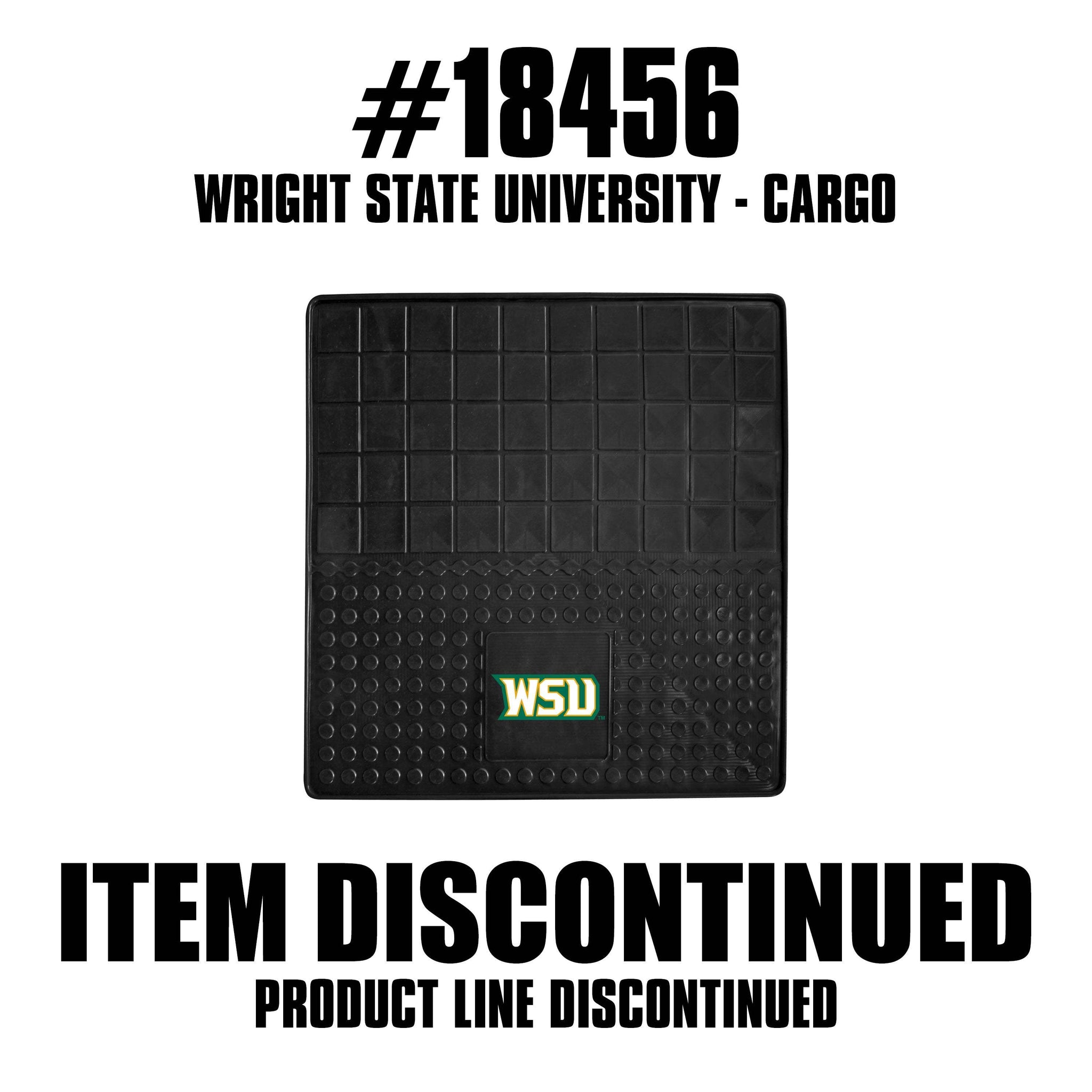 Wright State Raiders Heavy Duty Cargo Mat 31"x31" - Wright State - Flyclothing LLC