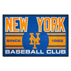 New York Mets Starter Mat Accent Rug - 19in. x 30in., Uniform Design - New York Mets