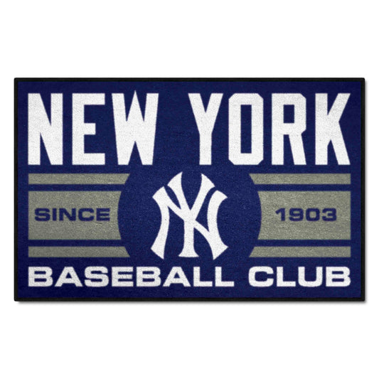 New York Yankees Starter Mat Accent Rug - 19in. x 30in., Uniform Design - New York Yankees