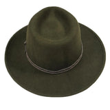 Crushable Olive "Denver" Wool Felt Western Hat - Rockmount Ranch Wear - Flyclothing LLC