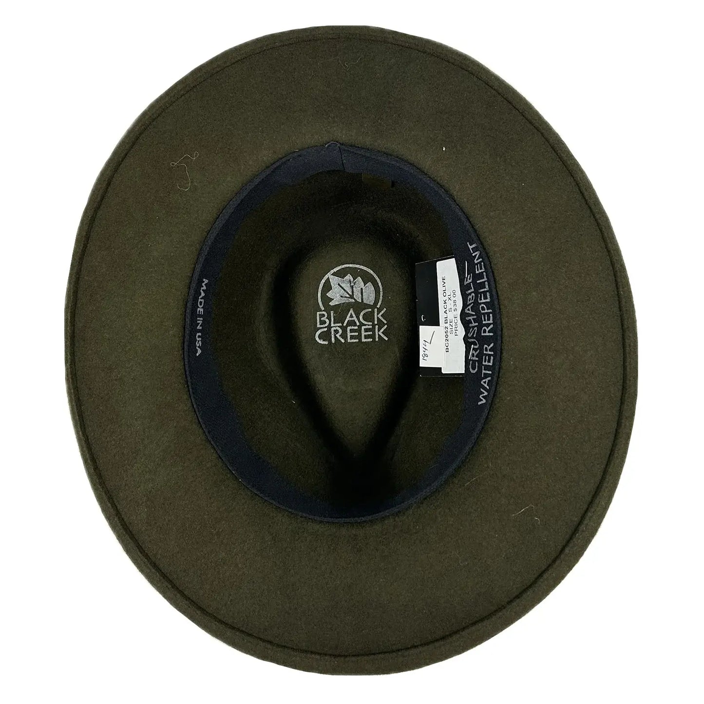 Crushable Olive "Denver" Wool Felt Western Hat - Rockmount Ranch Wear - Flyclothing LLC