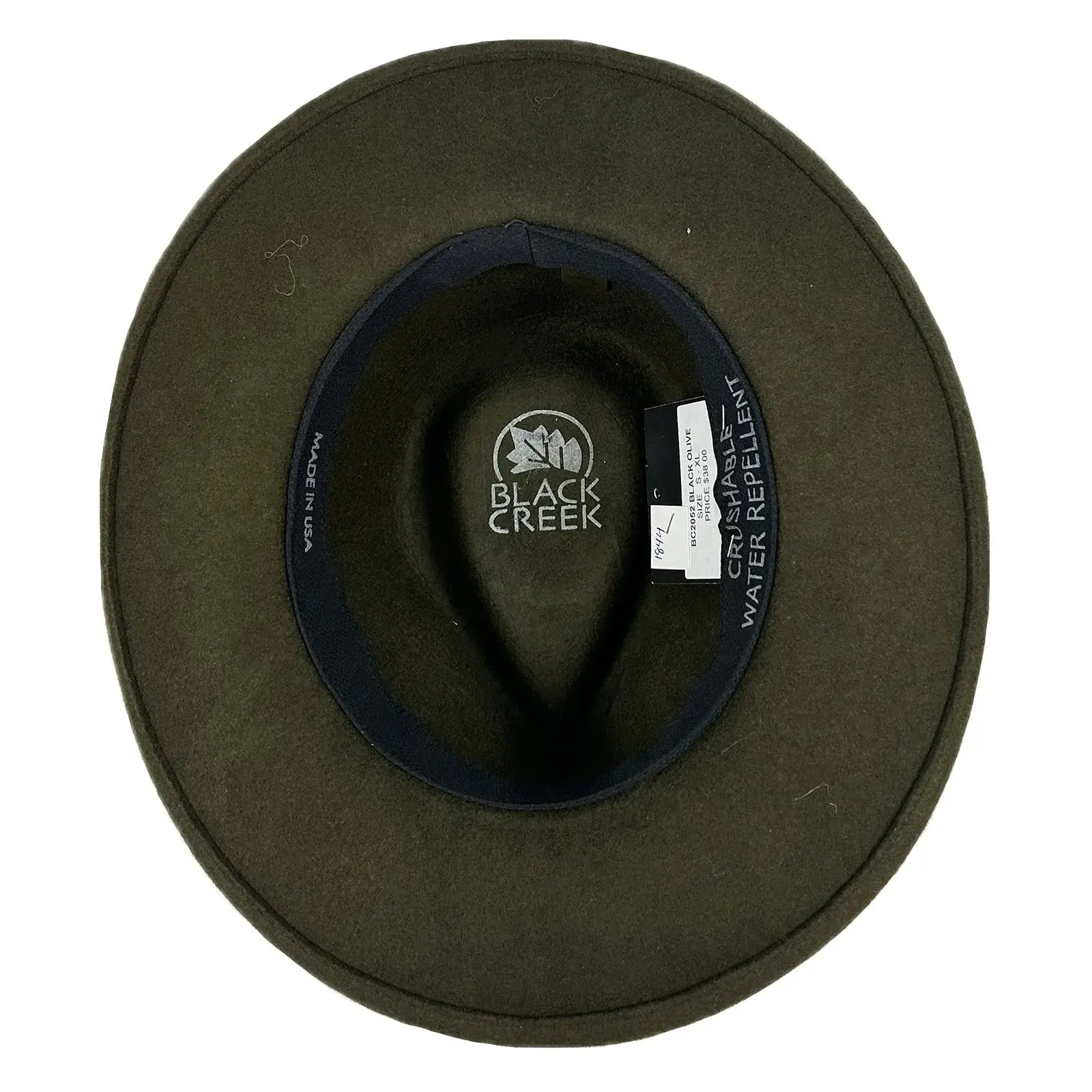 Crushable Olive "Denver" Wool Felt Western Hat - Rockmount Ranch Wear - Flyclothing LLC