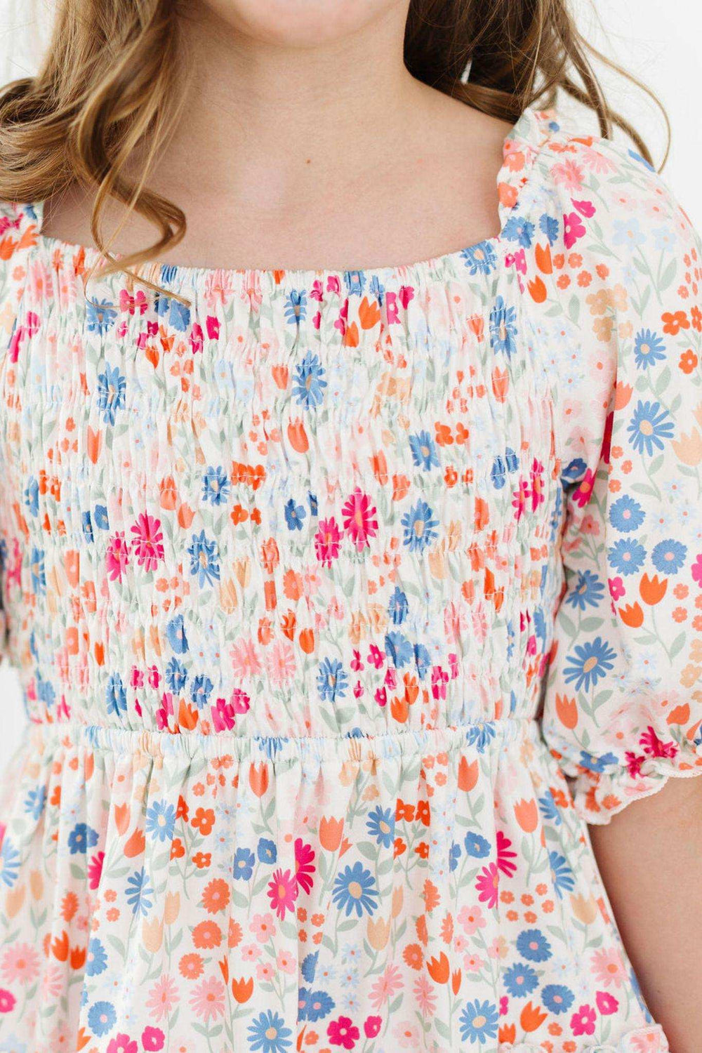 Meadow Magic Smocked Ruffle Dress - Mila & Rose ® - Flyclothing LLC