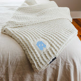 North Carolina Cable Knit Throw 50x60 - Logo Brands - Flyclothing LLC
