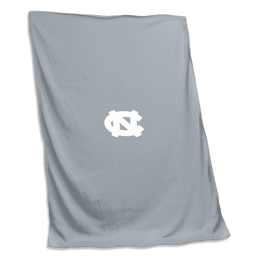 North Carolina Gray Sweatshirt Blanket (Screened) - Logo Brands - Flyclothing LLC