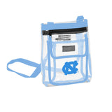 North Carolina Powder Blue Clear Crossbody - Logo Brands - Flyclothing LLC