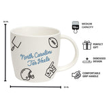 North Carolina 18oz Playmaker Mug - Logo Brands - Flyclothing LLC