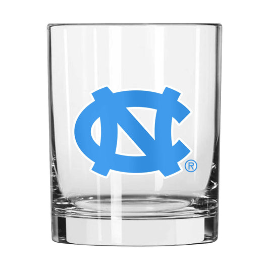 North Carolina 14oz Letterman Rocks Glass - Logo Brands - Flyclothing LLC