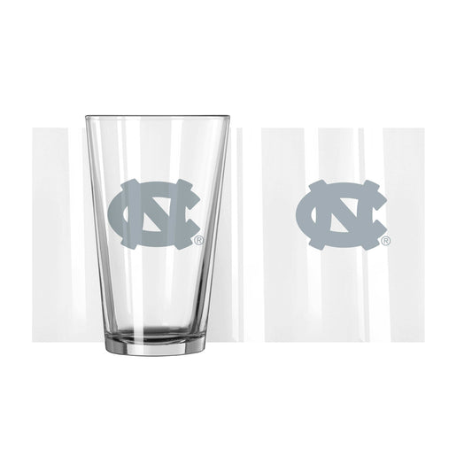 North Carolina 16oz Frost Pint Glass - Logo Brands - Flyclothing LLC