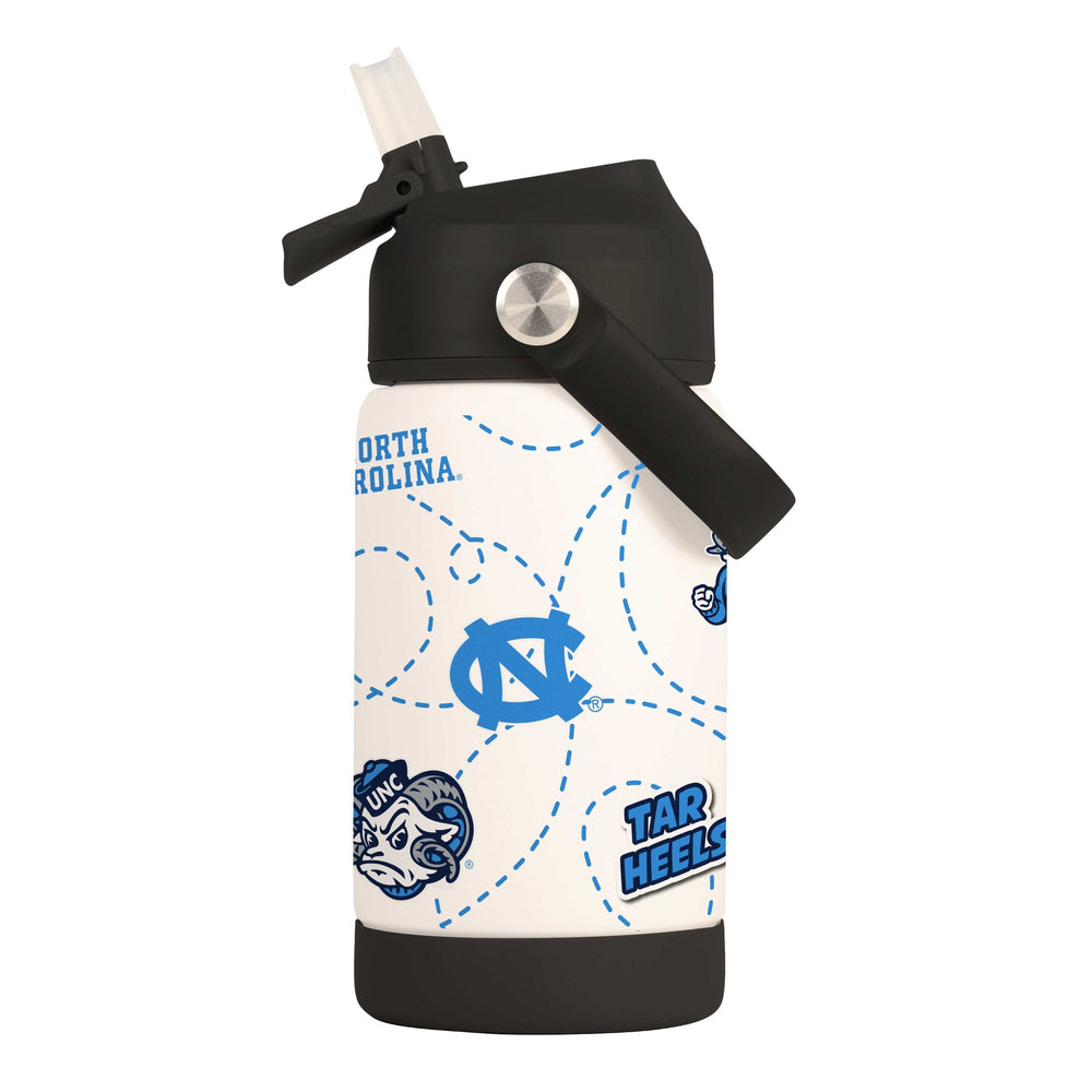 North Carolina 12oz Mascot SS Kids Bottle - Logo Brands - Flyclothing LLC