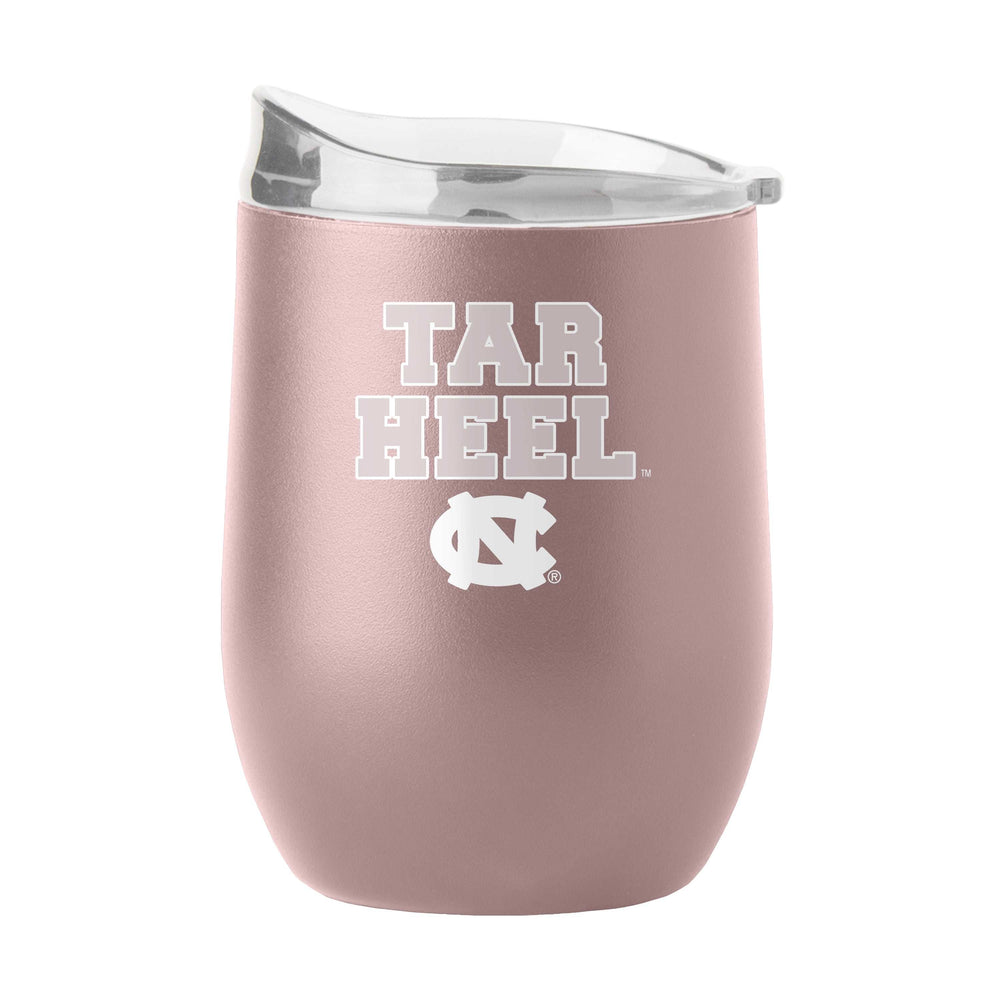 North Carolina 16oz Stencil Powder Coat Curved Beverage - Logo Brands - Flyclothing LLC