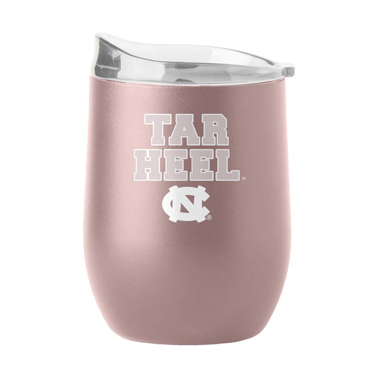 North Carolina 16oz Stencil Powder Coat Curved Beverage - Logo Brands - Flyclothing LLC