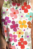 Flower Printed Round Neck Tank - Trendsi