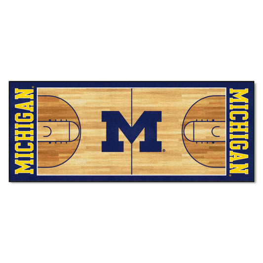 Michigan Wolverines Court Runner Rug - 30in. x 72in.