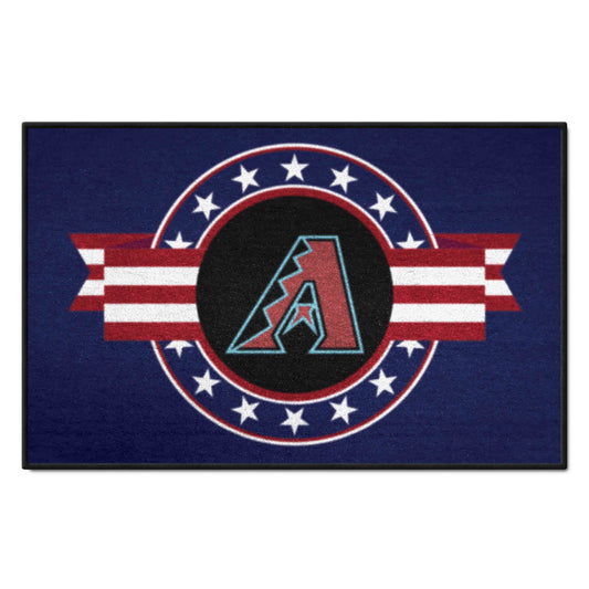 Arizona Diamondbacks Starter Mat Accent Rug - 19in. x 30in. Patriotic Starter Mat - Arizona Diamondbacks