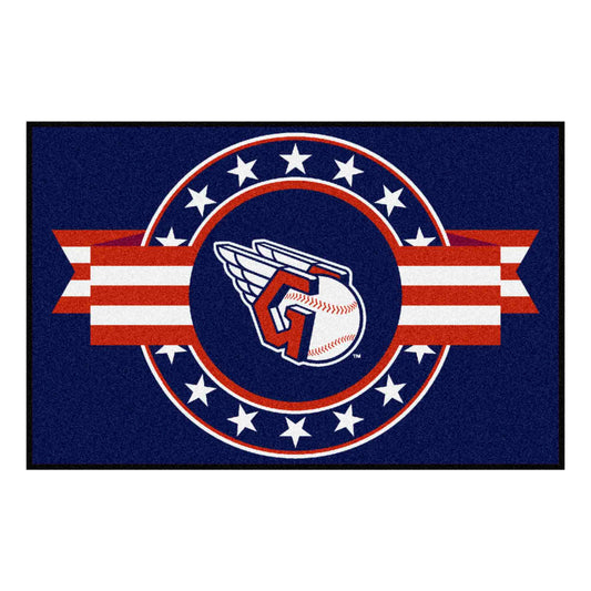 Cleveland Guardians Starter Mat Accent Rug - 19in. x 30in. Patriotic Starter Mat - Cleveland Guardians