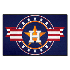 Houston Astros Starter Mat Accent Rug - 19in. x 30in. Patriotic Starter Mat - Houston Astros