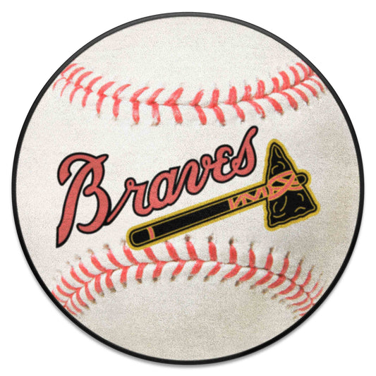 Boston Braves Baseball Rug - 27in. Diameter - Boston Braves