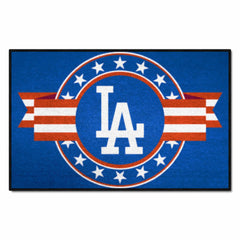 Los Angeles Dodgers Starter Mat Accent Rug - 19in. x 30in. Patriotic Starter Mat - Los Angeles Dodgers