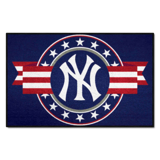 New York Yankees Starter Mat Accent Rug - 19in. x 30in. Patriotic Starter Mat - New York Yankees