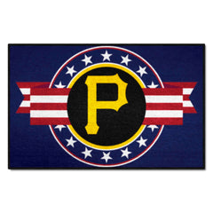 Pittsburgh Pirates Starter Mat Accent Rug - 19in. x 30in. Patriotic Starter Mat - Pittsburgh Pirates