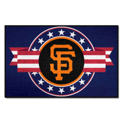 San Francisco Giants Starter Mat Accent Rug - 19in. x 30in. Patriotic Starter Mat - San Francisco Giants