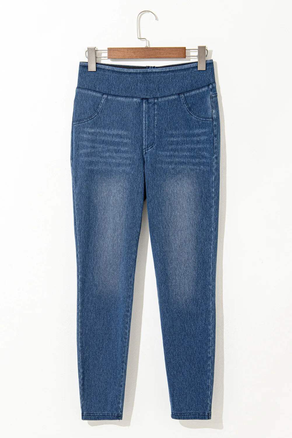 High Waist Skinny Jeans - Trendsi - Flyclothing LLC