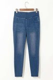 High Waist Skinny Jeans - Trendsi - Flyclothing LLC