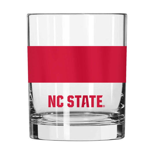 N.C. State 14oz Colorblock Rocks Glass - Logo Brands - Flyclothing LLC