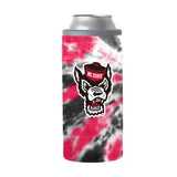 NC State 12oz Tie Dye Slim Can Coolie - Logo Brands - Flyclothing LLC