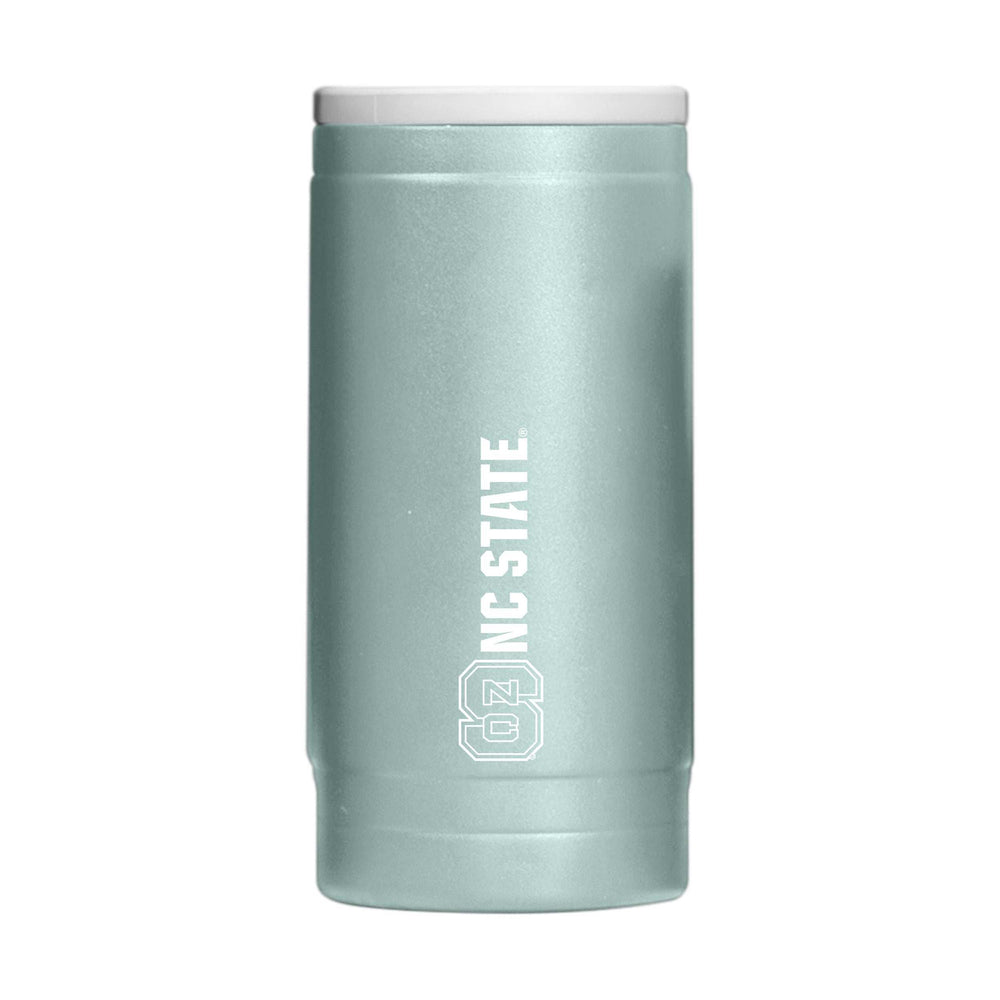 NC State Vertical Powder Coat Slim Can Coolie - Logo Brands - Flyclothing LLC