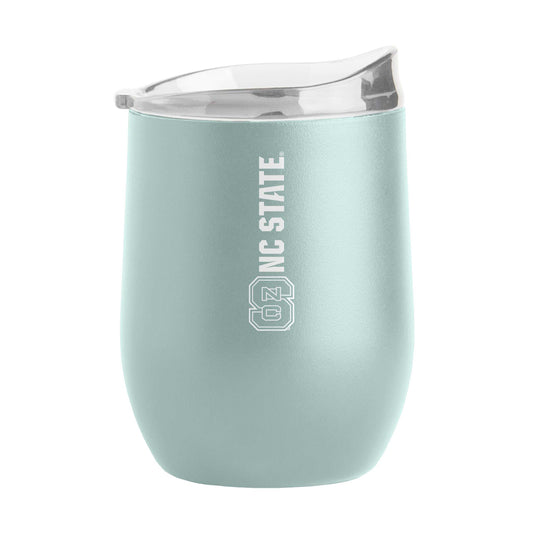 NC State 16oz Vertical Powder Coat Curved Beverage - Logo Brands - Flyclothing LLC