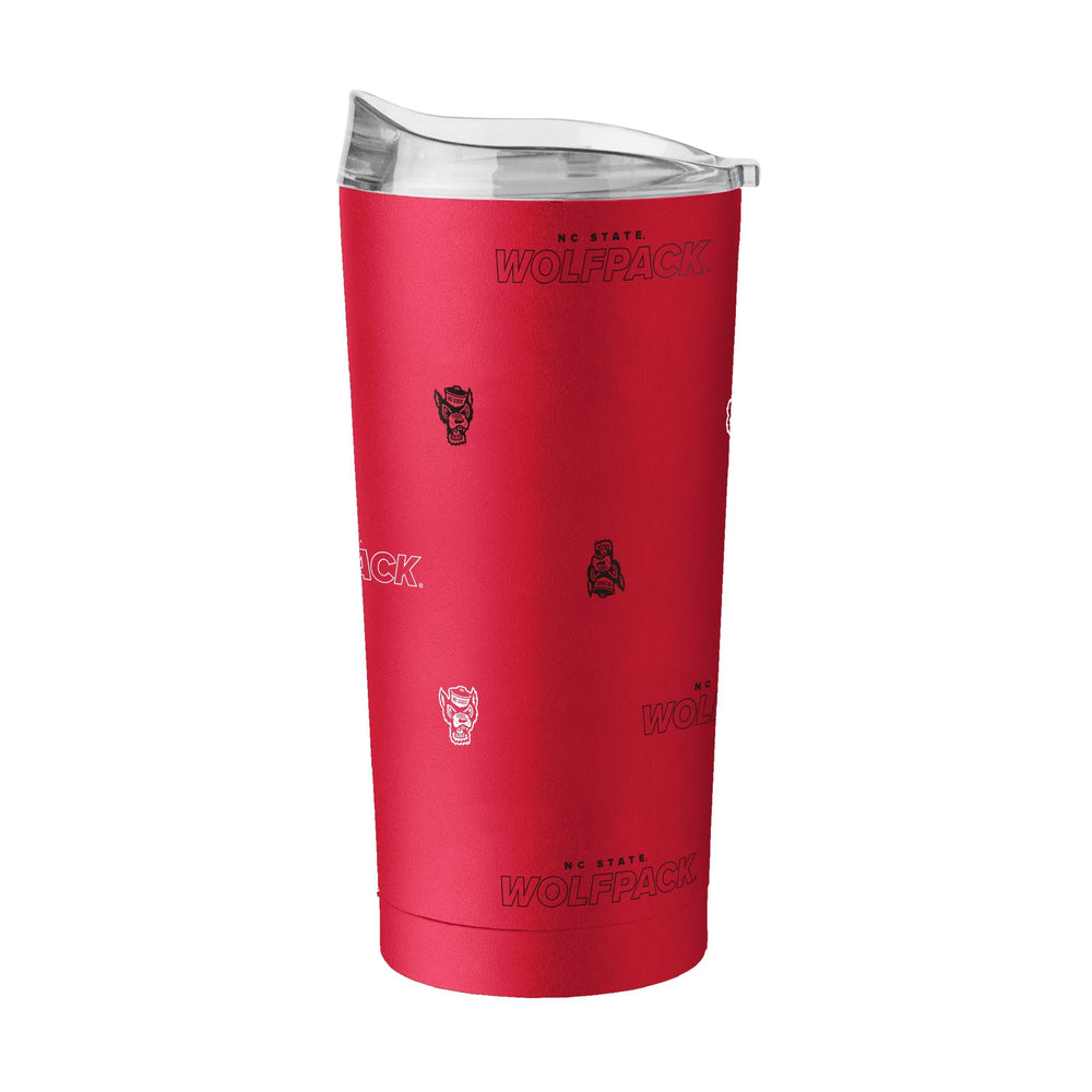 NC State 20oz Step And Repeat Powder Coat Tumbler - Logo Brands - Flyclothing LLC