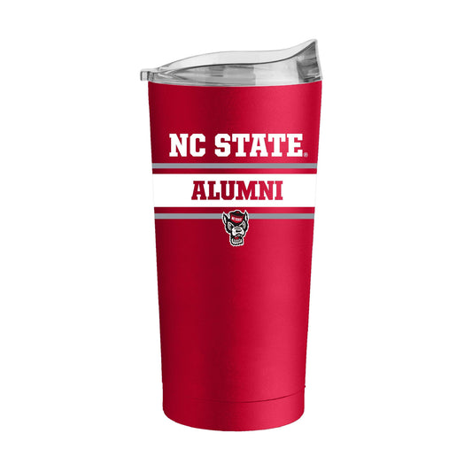 NC State Alumni Red 20oz Powder Coat Tumbler - Logo Brands - Flyclothing LLC